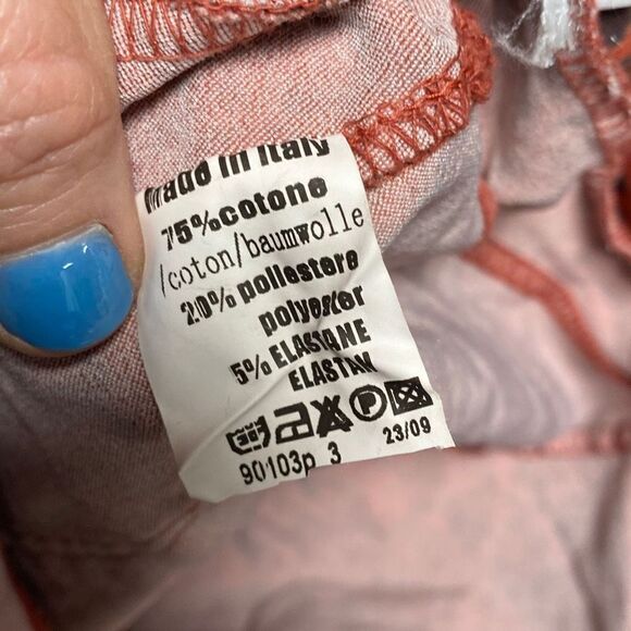 Three Hearts Burnt Orange Leopard Ankle Pants One Size NWT - Picture 7 of 7